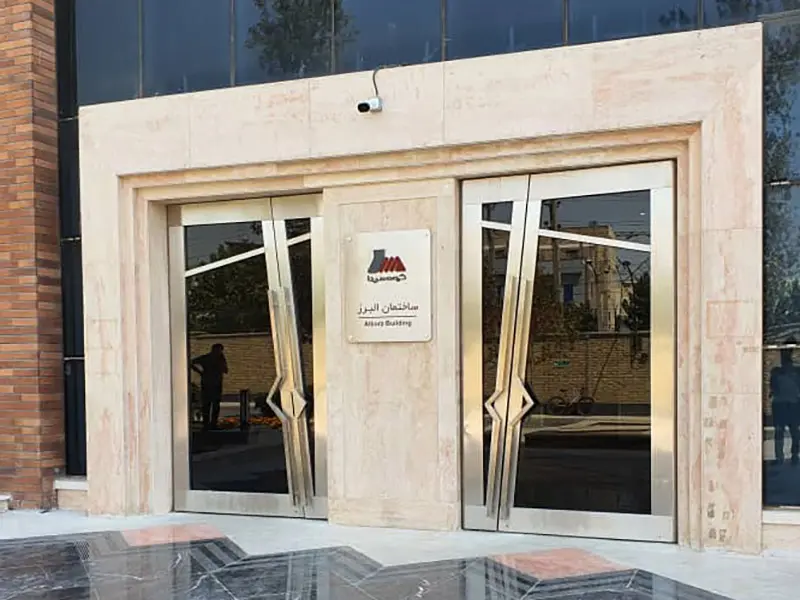 درب استیل شرکتی دو قلو
