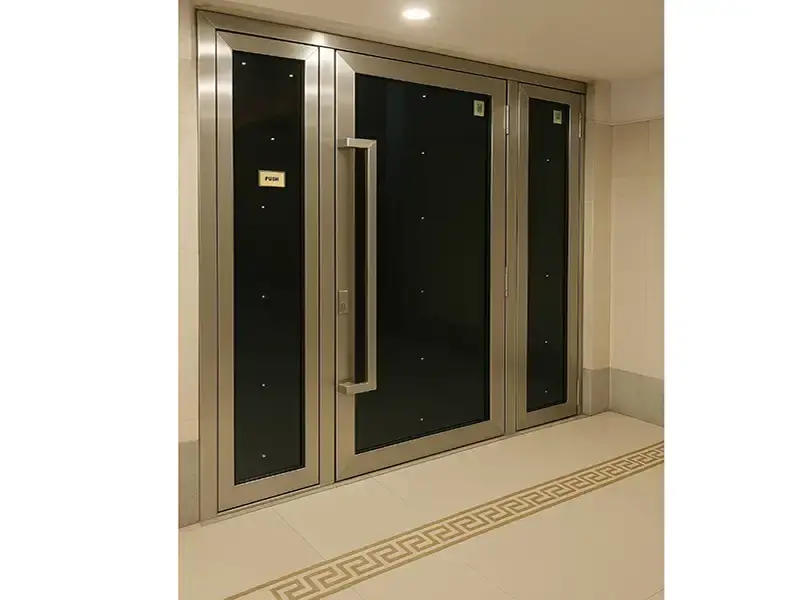 درب استیل 3 لنگه مدل sx-121-18